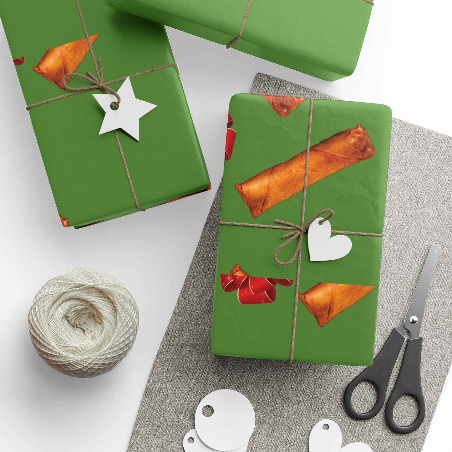 Filipino Lumpia Gift Wrap | Funny Gift Wrap, Food Wrapping Paper, Lumpia Wrapping Paper, Filipino gift wrap