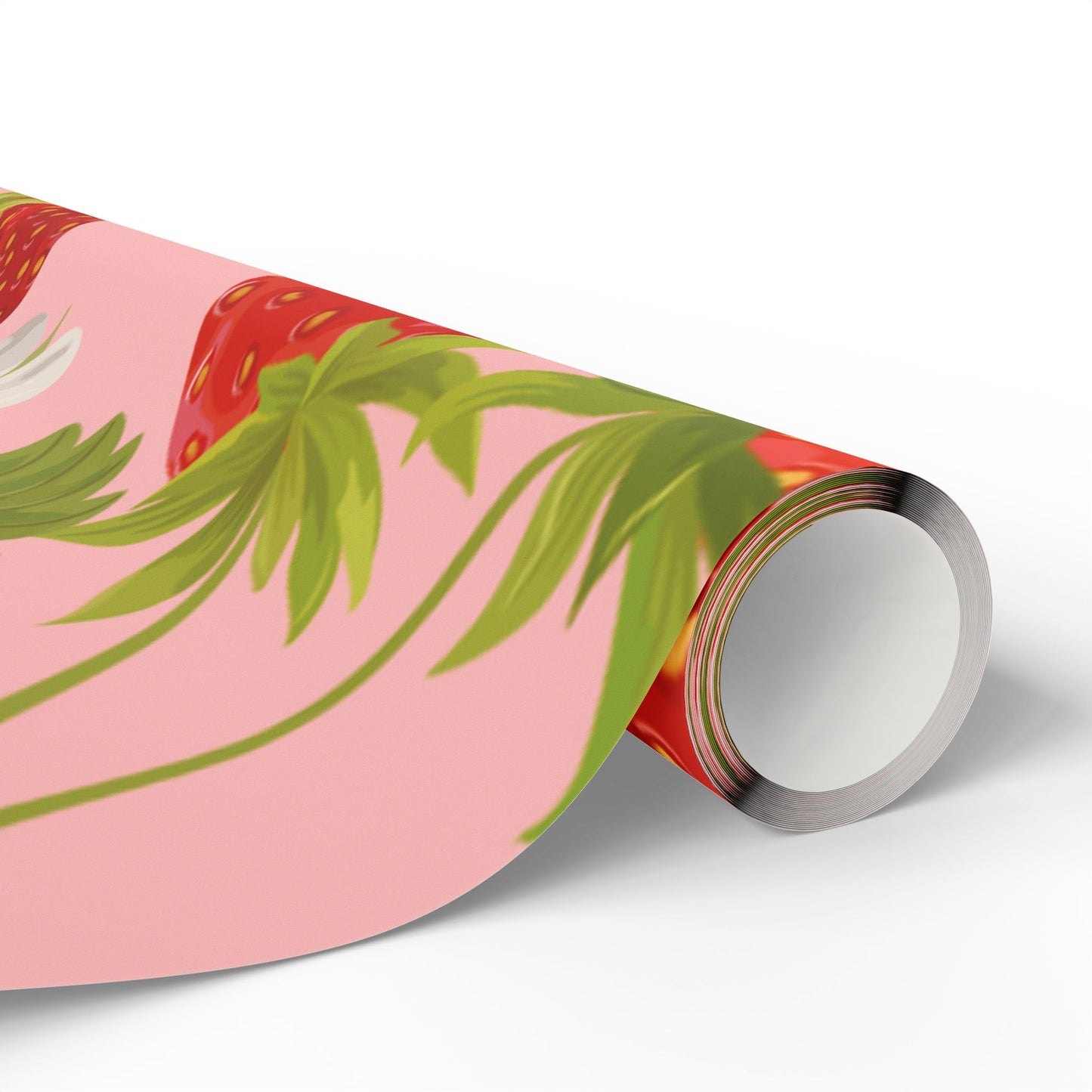 Cute Strawberry Gift Wrap | Cute Gift Wrap, Strawberry Wrapping Paper, gifts for her, Cute wrapping paper