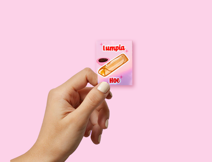 Lumpia Hoe Holographic Sticker