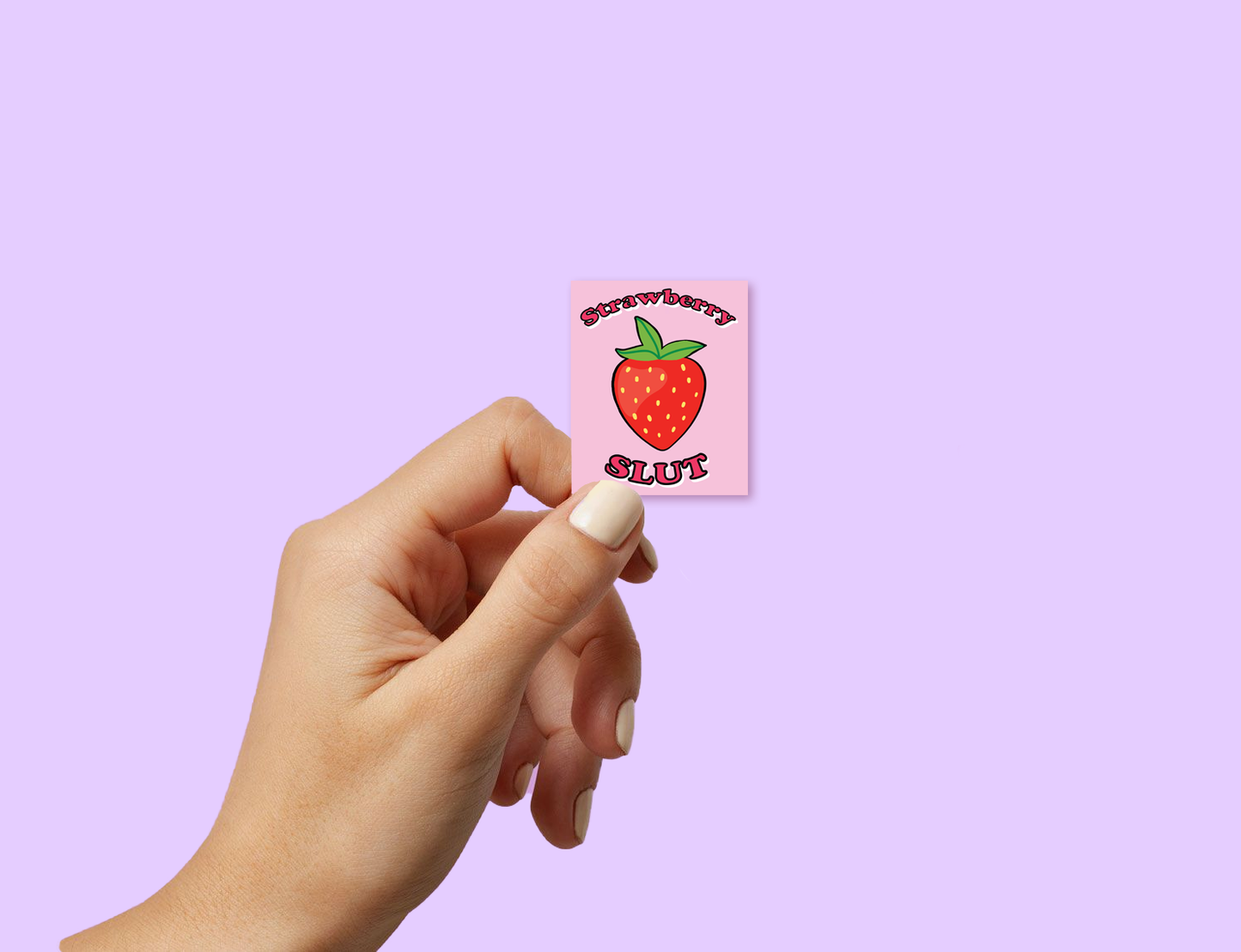 Strawberry Slut Holographic Sticker